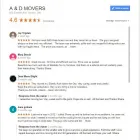 Entreprises 1 image A & D MOVERS Moving & Relocation Services dans Toronto ON