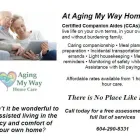 Entreprises 2 image AGING MY WAY HOME CARE INC Home Health Care Services dans Port Moody BC