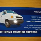 Business 1 image ANTHONY'S COURIER EXPRESS Couriers & Messengers in Edmonton AB
