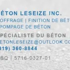 Entreprises 1 image BÉTON LESEIZE Concrete Contractors dans Gatineau QC