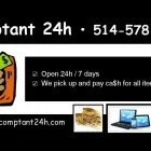 Entreprises 18 image COMPTANT 24H Shopping dans Montréal QC