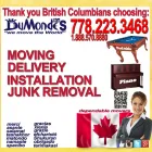 Business 5 image DUMONDE MOVING DELIVERY INSTALLATIONS Road Haulage & Freight Forwarding in Vancouver BC