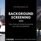 Business 4 image EFFECTIVE PRE-EMPLOYMENT SCREENING PROGRAMS - TRITON CANADA Security Services in North York ON