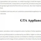 Entreprises 3 image GTA APPLIANCE REPAIR Home Appliances Installation & Repair dans Vaughan ON