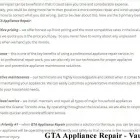 Entreprises 1 image GTA APPLIANCE REPAIR Home Appliances Installation & Repair dans Vaughan ON