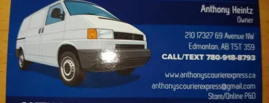 Business 1 image ANTHONY'S COURIER EXPRESS Couriers & Messengers in Edmonton AB