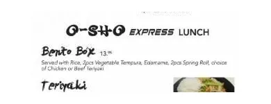 Entreprises 3 image OSHO EXPRESS RESTAURANT & SUSHI Restaurants dans Lethbridge AB