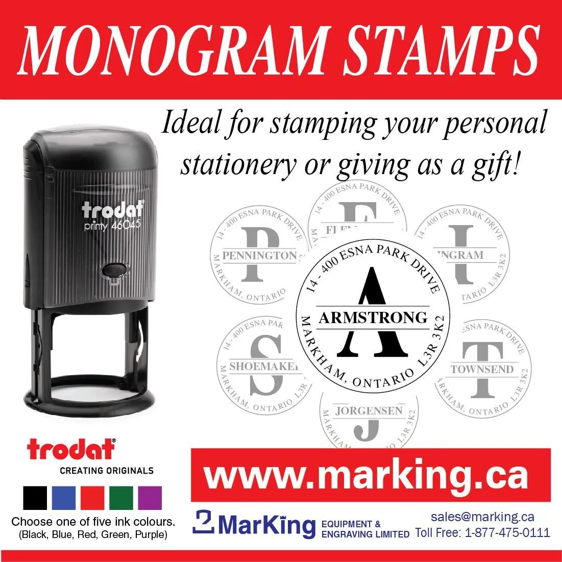 Entreprises 6 image MARKING EQUIPMENT AND ENGRAVING LTD.