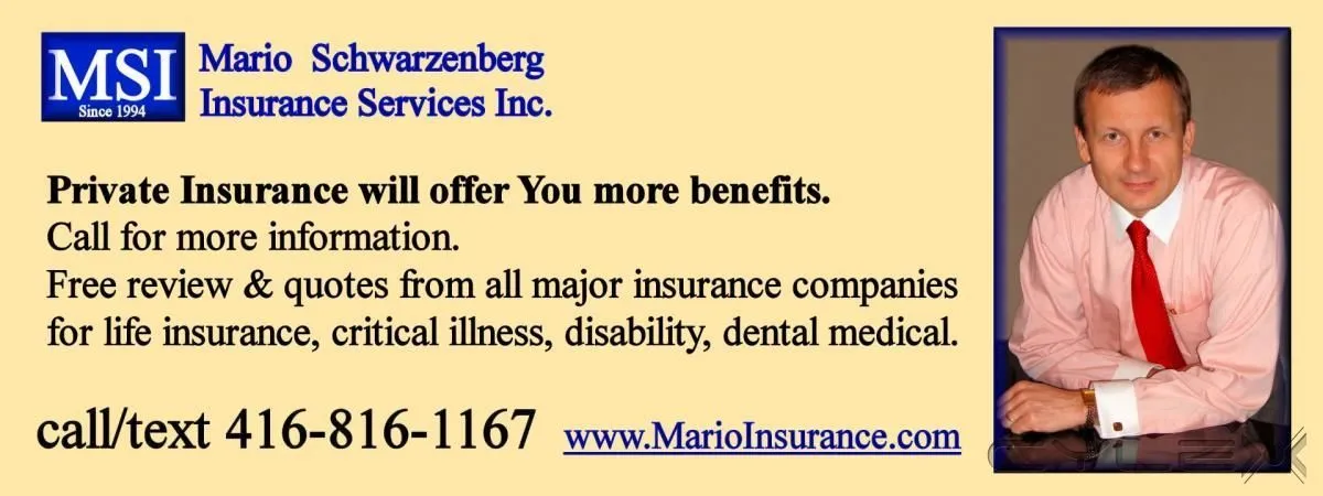 Business 1 image MSI - MARIO SCHWARZENBERG INSURANCE SERVICES INC.