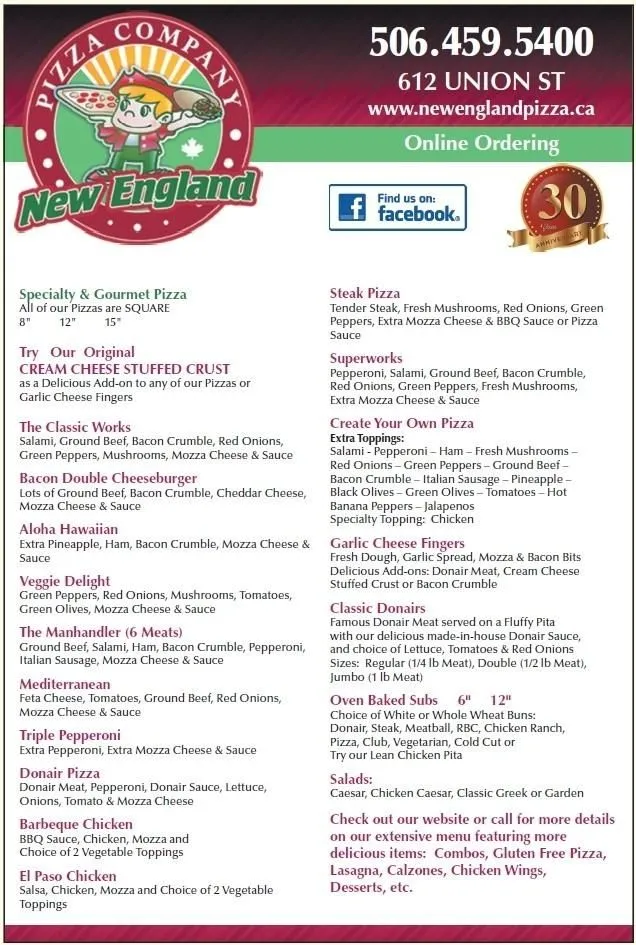 Business 3 image NEW ENGLAND PIZZA COMPANY