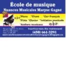 ECOLE DE MUSIQUE NUANCES MUSICALES MARYSE GAGNÉ Music Schools dans Laval QC